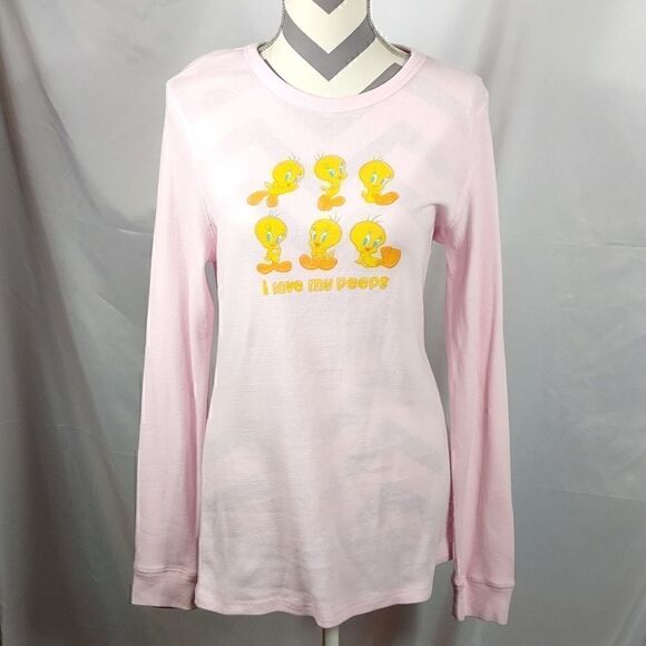 Warner Bros. Tops - Looney Tunes Tweety Thermal Shirt